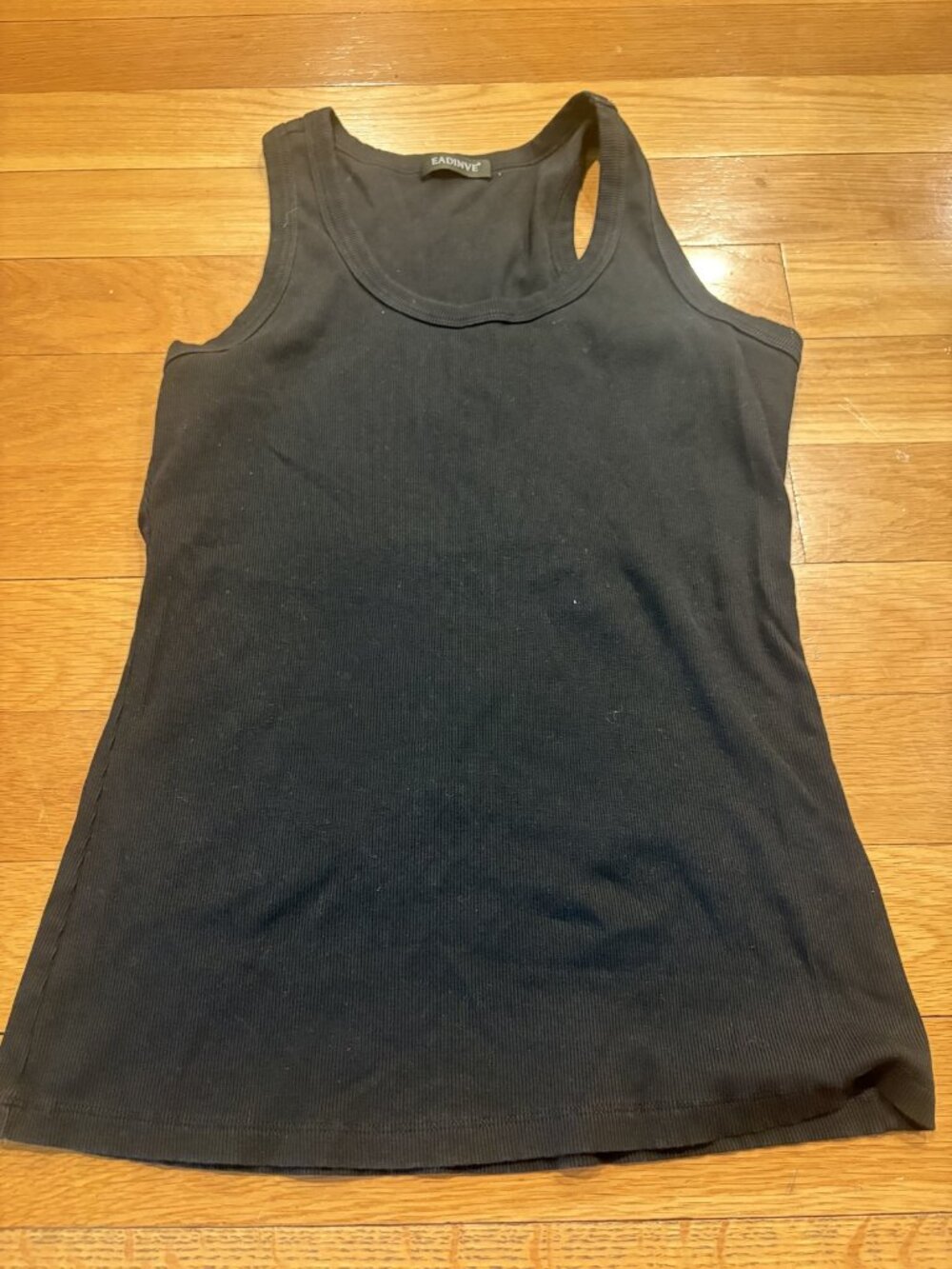 Eadinve Size Extra Large (XL) Women's Black Racerback Tank Top by EADHNY Casual